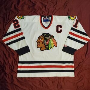 Vintage Stan Mikita Chicago Blackhawks CCM White Jersey
